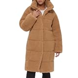 Womens Patchwork Quilted Teddy Coat