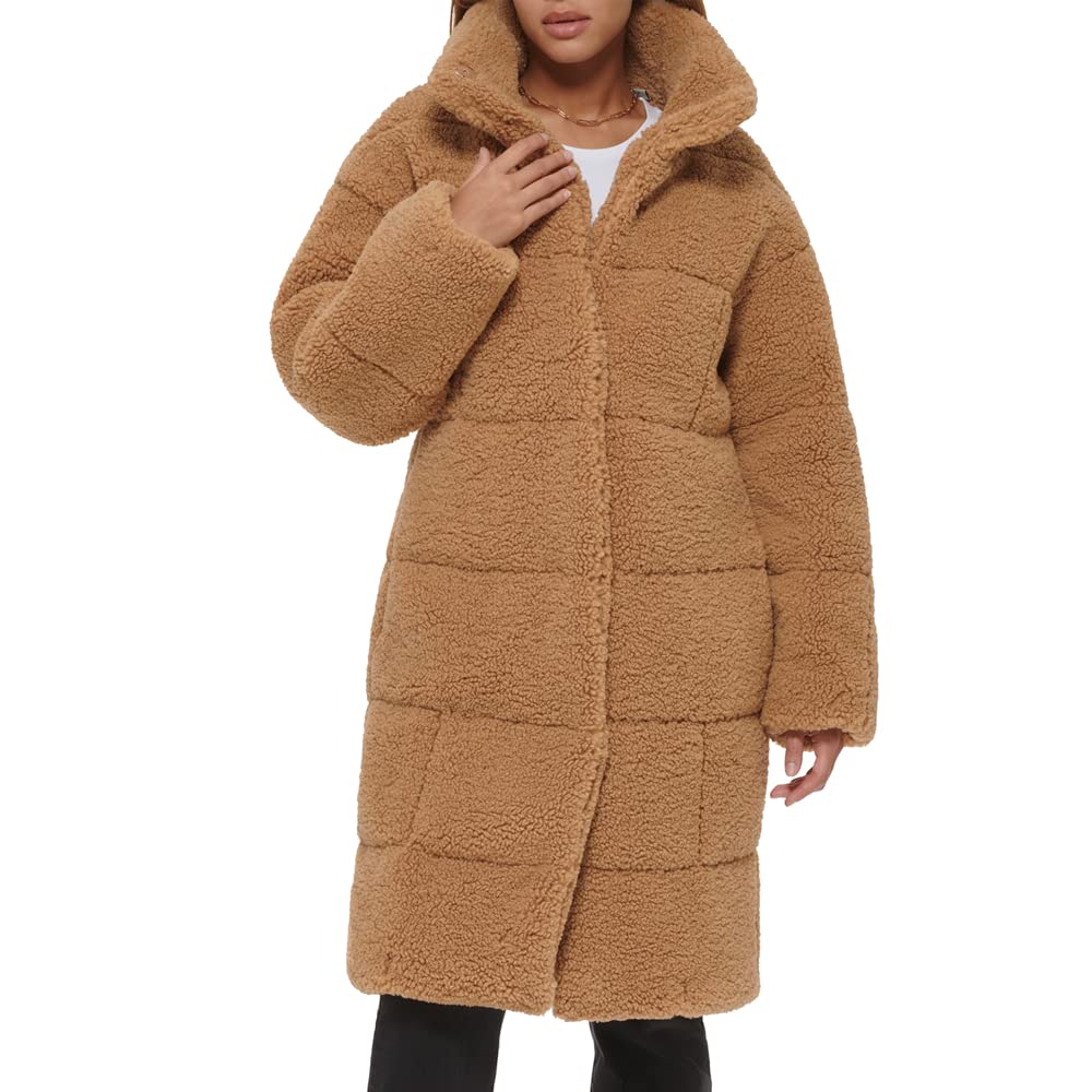 Levi's Women's Patchwork Quilted Teddy Coat