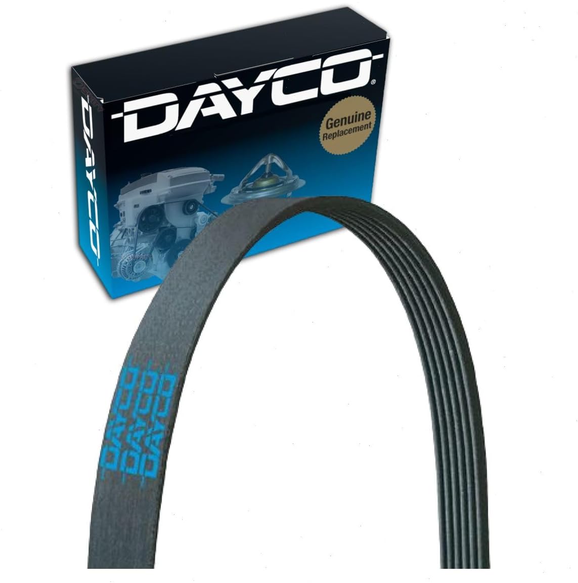 Dayco Main Drive Serpentine Belt compatible with Chevrolet Sonic 1.4L L4 2013-2017