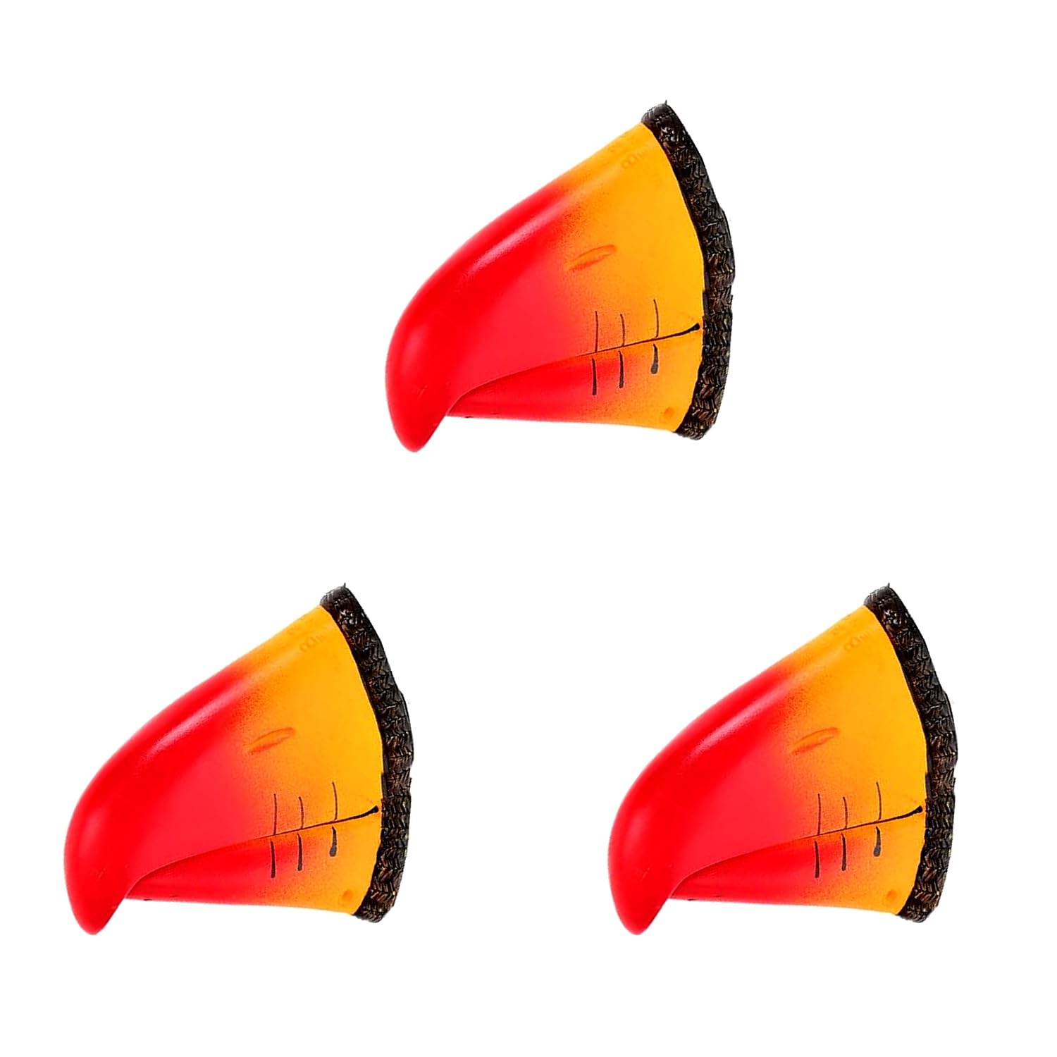 JUFYVO 3pcs Parrot Nose Simulation Animal Nose Fake Animal Nose Costume Cosplay Costume Mask for Halloween Parties Dress Up