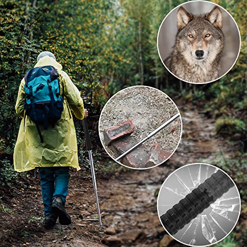 Multifunktional Wanderstöcke Tragbare Walking Stöcke aus Rostfreiem Stahl Telescopic Stock Multifunktionale Outdoor… - Image 5
