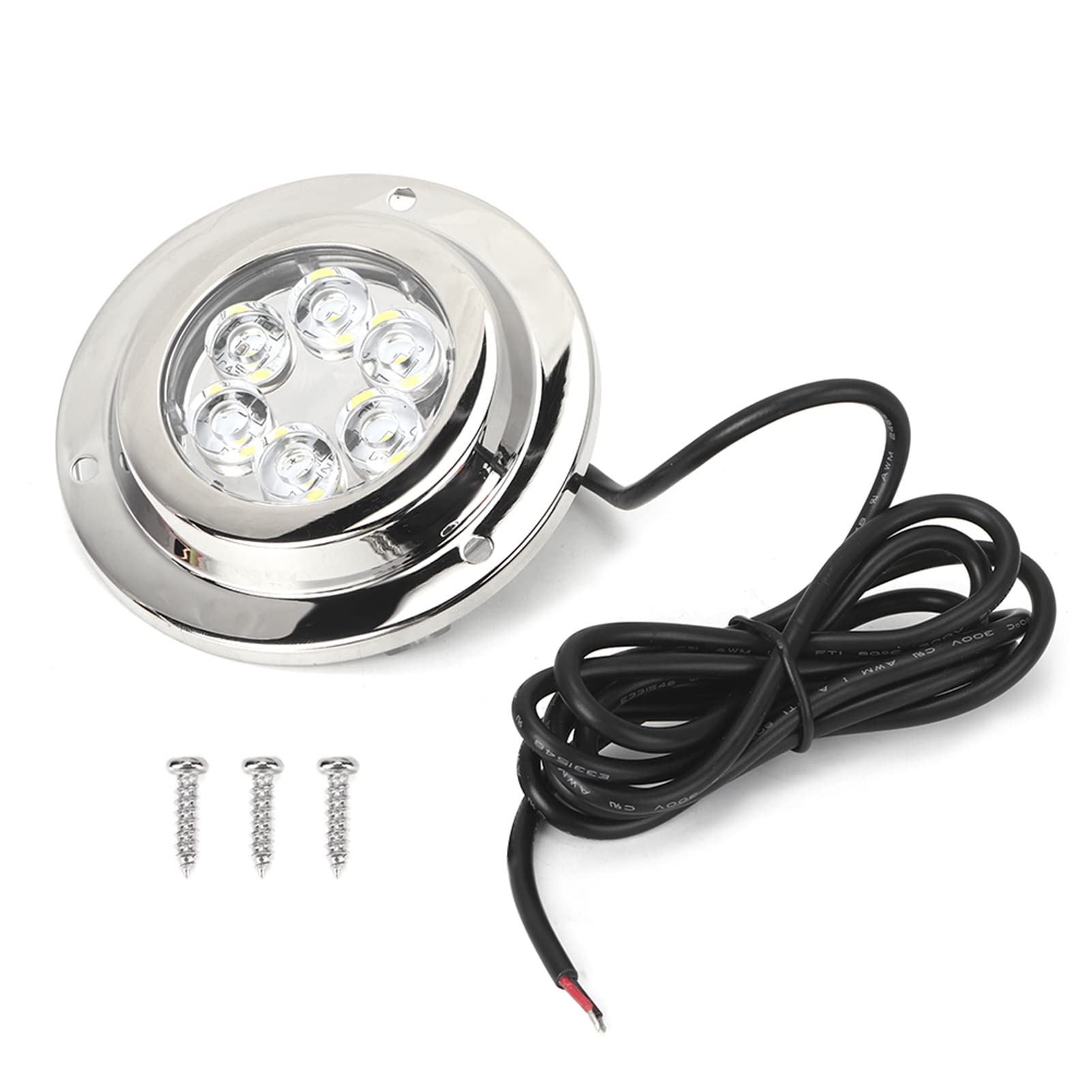 Lampe LED pour Bateau Derwater IP68 pour Yacht Marin Lumière Ultra Lumineuse pour la Pêche, la Natation, la Plongée Facile à Installer pour une visibilité Améliorée et en K s.