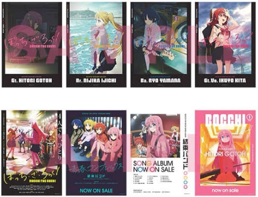 説明文必読 ぼっち・ざ・ろっく！複製B2ポスターセット3種 説明文必読