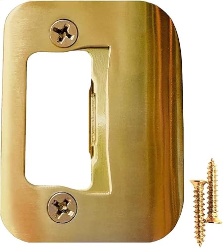 Gator Door Strike Plate with Screws, – 2-1/4