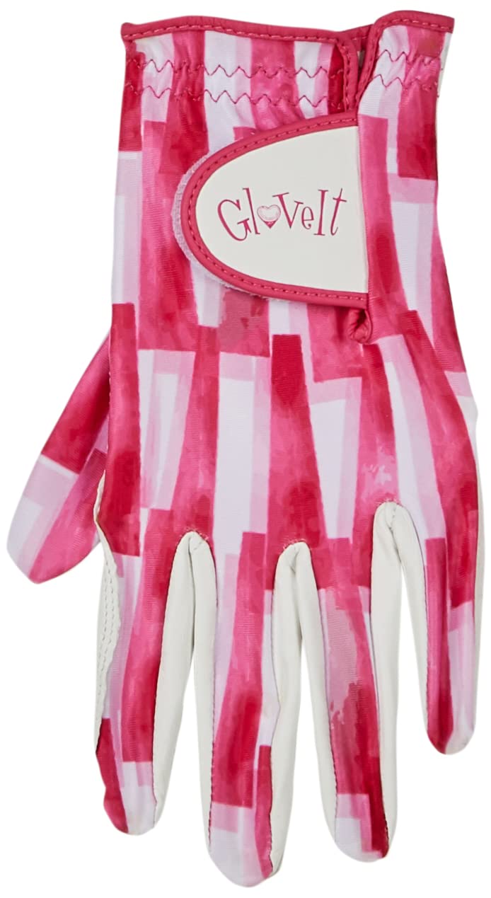 Glove It Damen-Golfhandschuh – leichter und weicher Cabretta-Leder-Golfhandschuh für Damen, mit UV-Schutz, Pfefferminze, Größe S, links