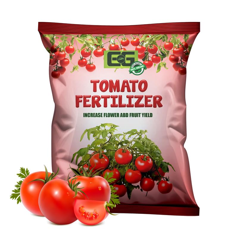 Elamgreen Premium Organic Tomato Plant Fertilizer for Home Gardening, Fruit Booster & Vegetable Fertilizer,| Organic for Healthy Growth & Bountiful Yields 15kg