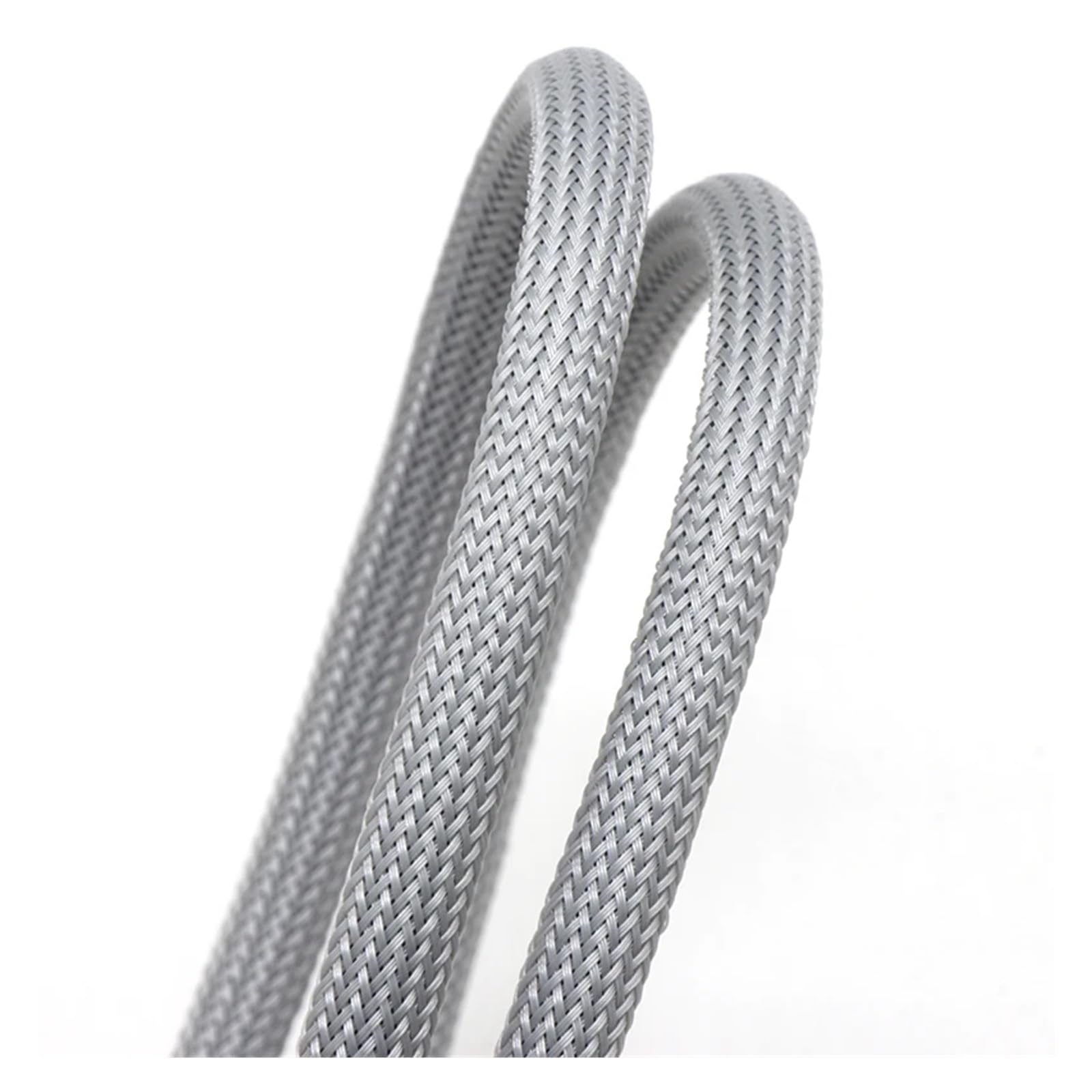 Guaina Cavi Elettrici Guaina intrecciata grigia da 5/10 m, 2, 4, 6, 8, 10, 12, 14, 16, 20, 25, 30, 40, 50, 60 mm, guaina espandibile for protezione cavi isolati ad alta densità(50mm,10 Meters)