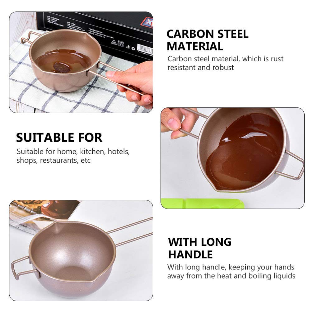 Fondoir à Beurre Et Chocolat Cabilock - Double Fonte En Inox, Bain-Marie Pratique