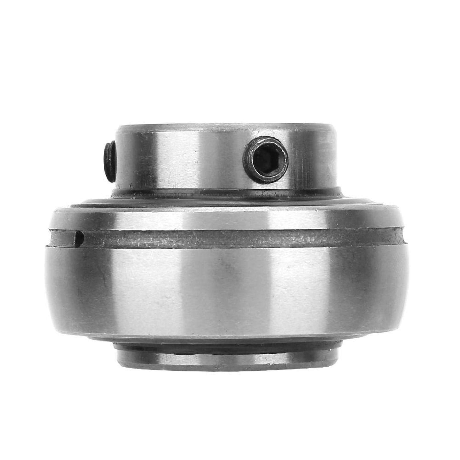 2 uds UC-205 rodamiento de bolas rodamiento de inserción de acero 25x52x34,1mm rodamiento de soporte de inserción de lubricación de la máquina para una variedad de máquinas(UC205)