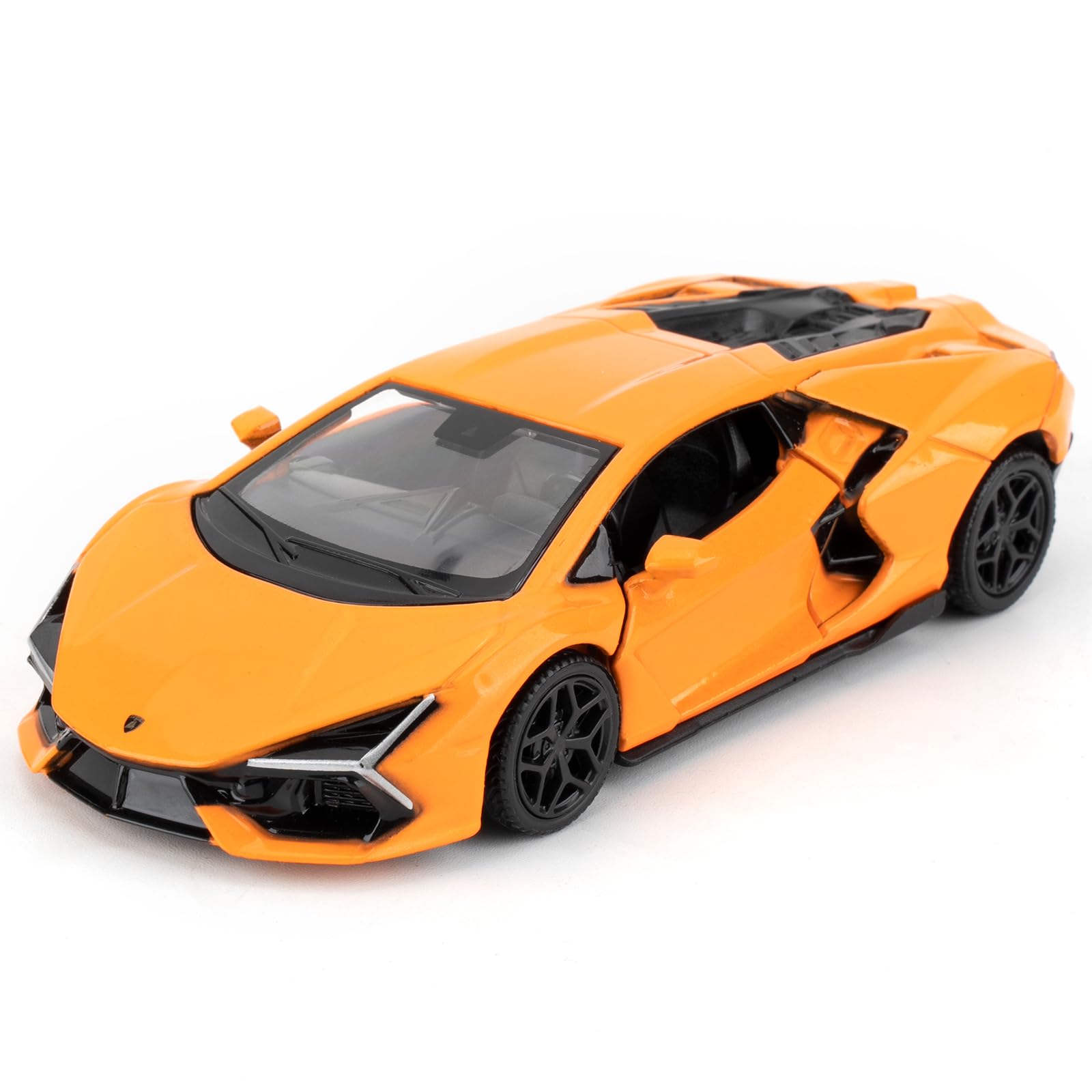 1/36 Lamborghini Reventon Toy Car, Model Car with Pull Back Function, Model Toys with Open Door, Suitable for Collection and Gift for Kids Toys Orange