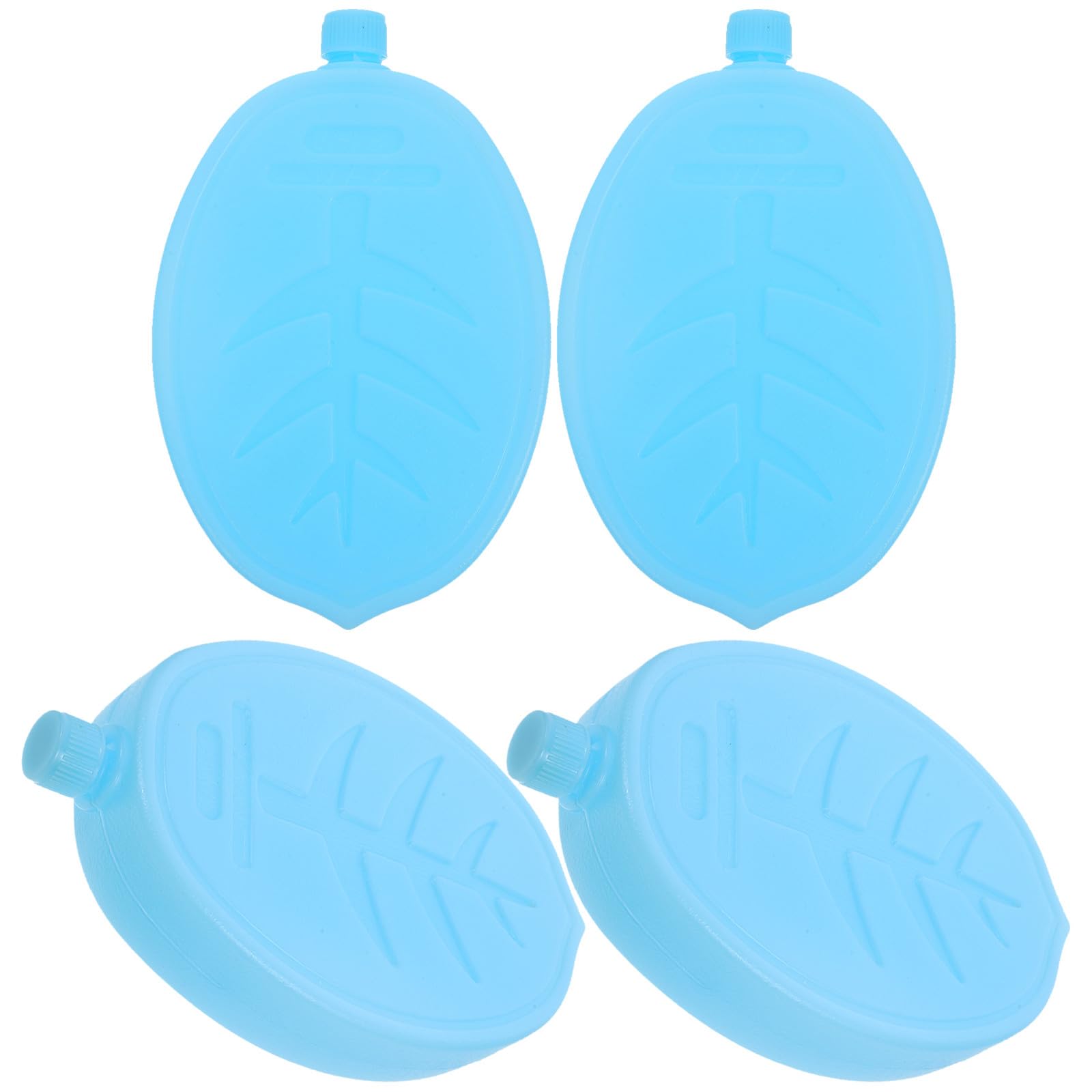 Toddmomy Freezer Blocks 4 Pack, Reusable Ice Packs for Cooler Bags, Leakproof Coolant Gel for Lunch Box, Picnic & Travel, Keeps Food Drinks Cold for Hours