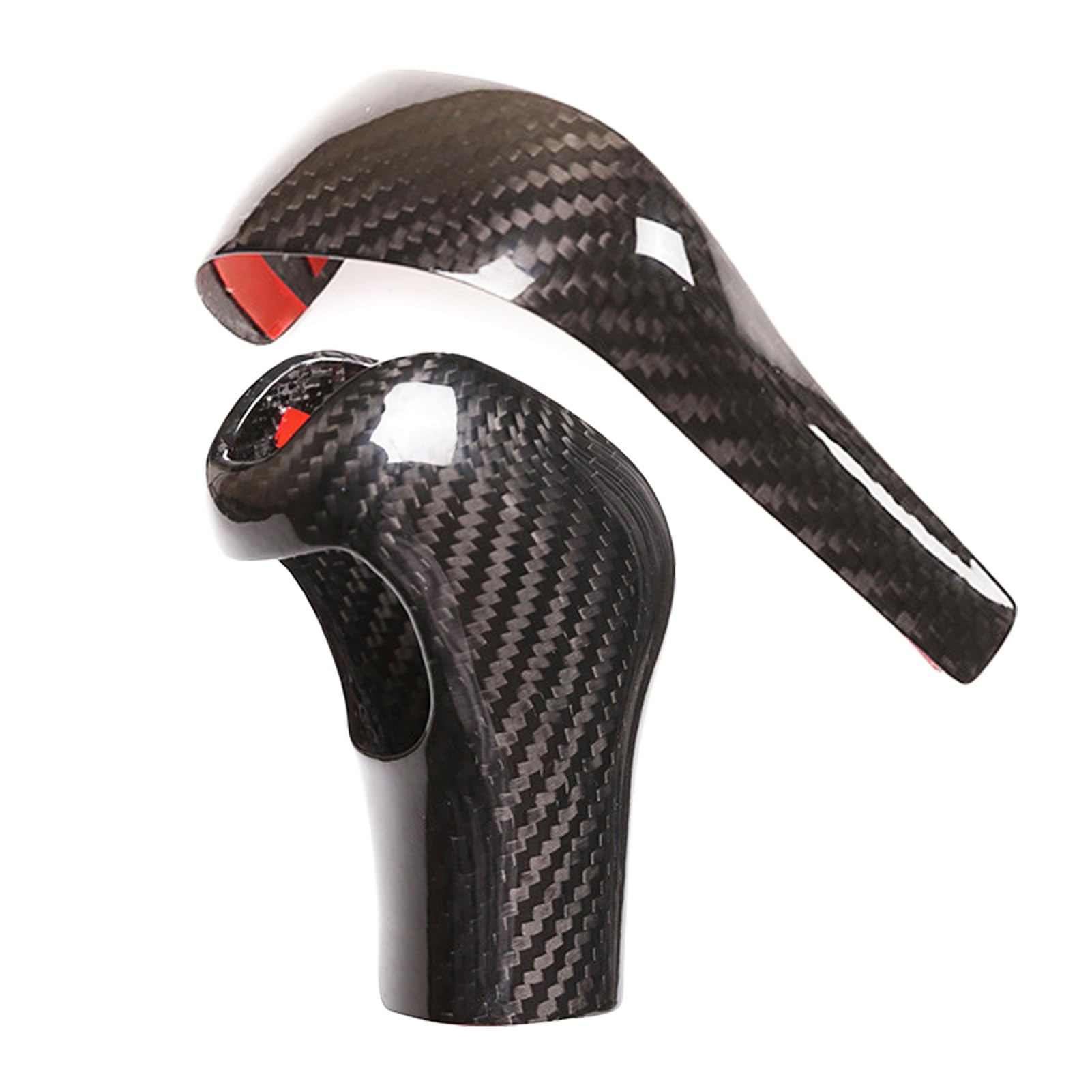 Rivestimento Pomello Cambio In Fibra Di Carbonio Per Cayenne 958 – Nero Lucido, Facile Da Installare!