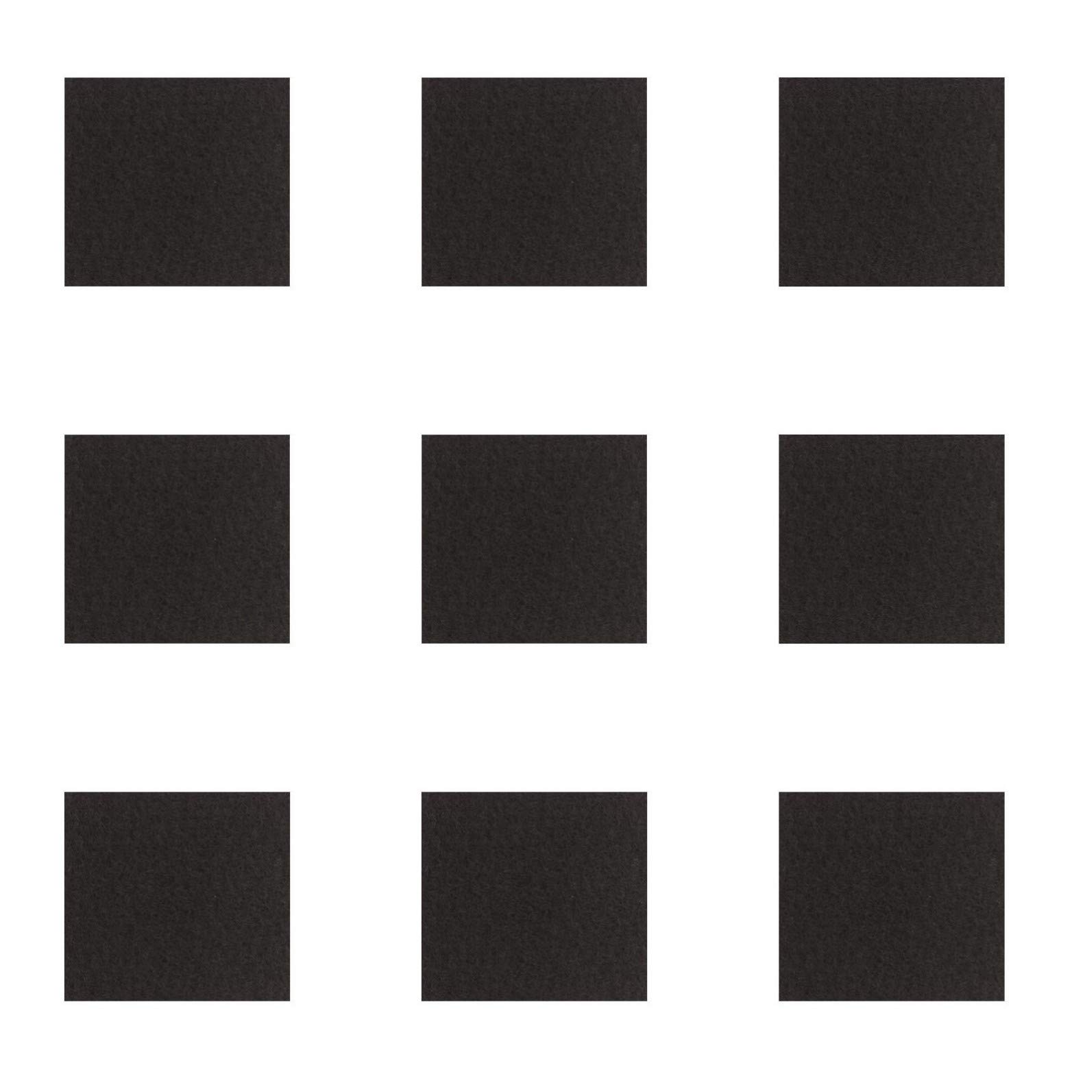 Stick on Self Adhesive Needle Felt Pads Square Furniture Accessory Ornament Floor Worktop Protectors Made in Germany