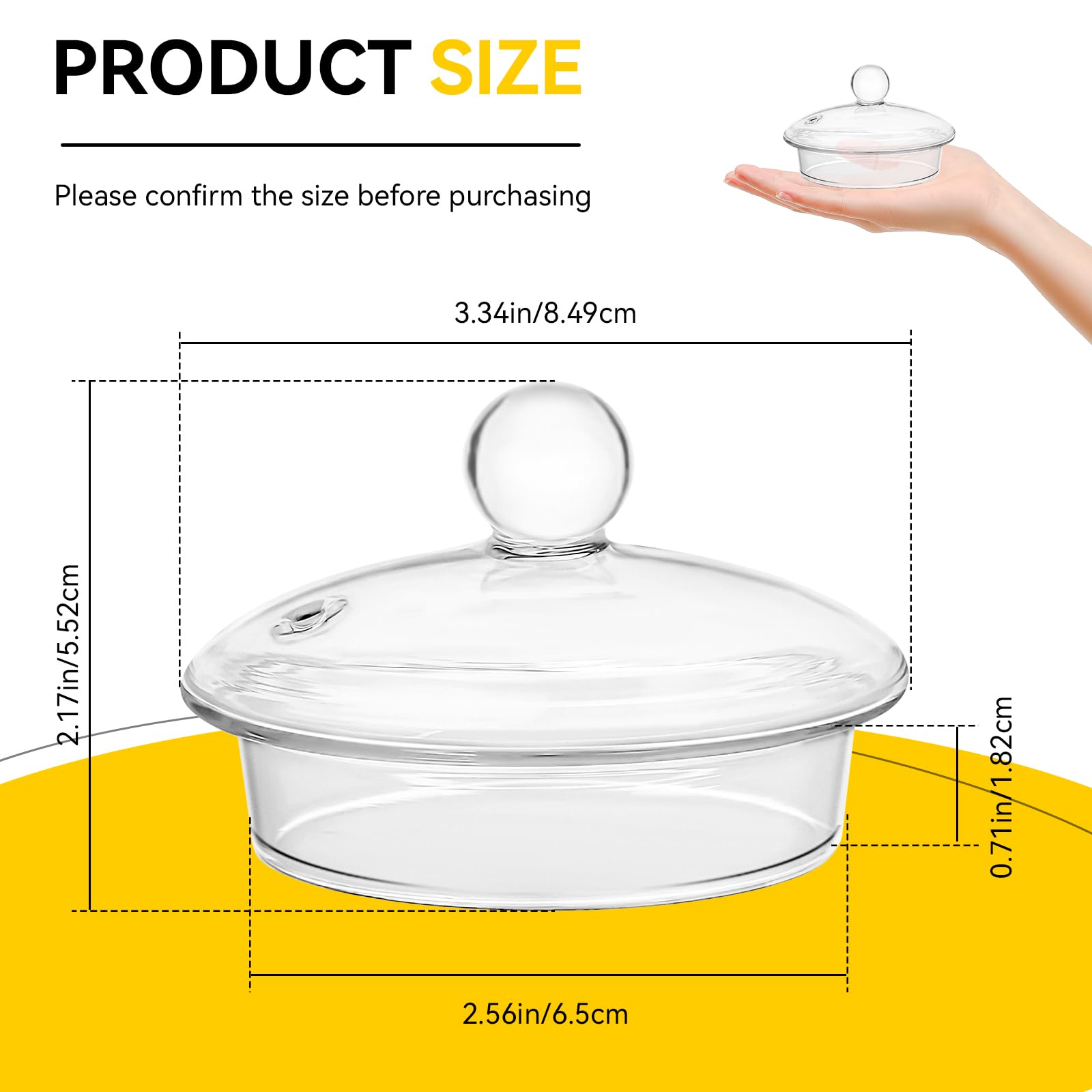 Teabloom Celebration Lid Replacement - Glass -6
