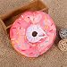 Xinzistar Halskrause Katzen Halsband Soft Weich Katze Schutzkragen Anti Biss Safety Einstellbarer Schützender Kragen für Haustiere Katzen Hunde Welpen Kätzchen (Rosa Donut, S)