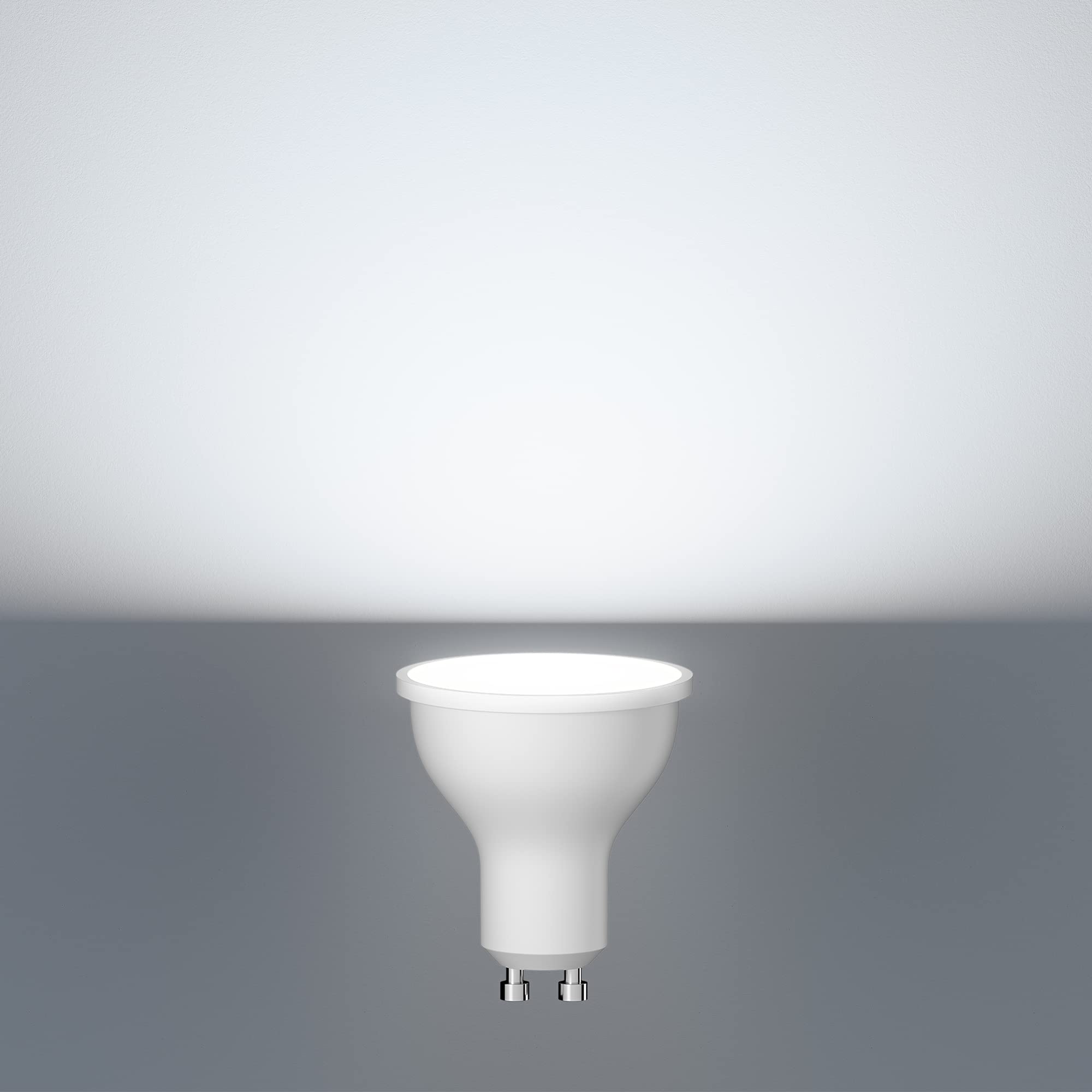 Ampoule LED GU10 7W équivalent 45W 4000K Blanc - Plastique Blanc - Énergie A+