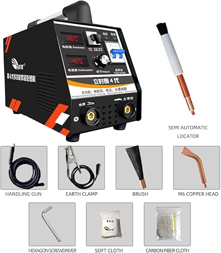 Miniatura 2 de LSL-4000 Máquina de limpieza de electrólisis de perlas de soldadura 220V, limpiador industrial de soldadura para TIG, soldaduras por puntos.
