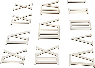 TOPINCN 木製ローマ数字のDIYクロックナス 自手で作りやってぜんら マンダーの装置 7CM ホマッドメーディゴ/ネンナサンカラ/米木