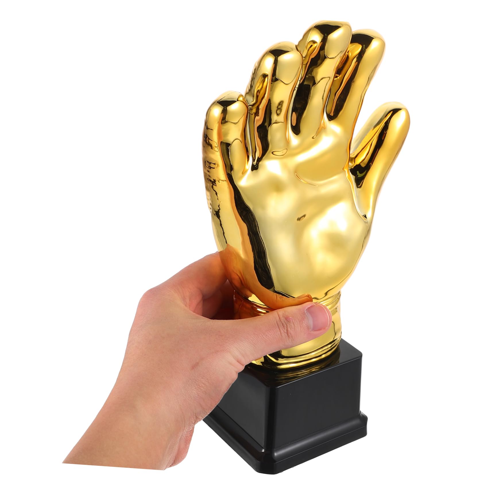 SUPVOX Guanto d'oro Calcio per Portiere in Plastica Premio Decorativo per Competizioni Scolastiche E Campionati Amatoriali