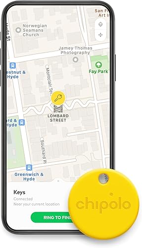 Miniatura 3 de Chipolo ONE (2020) - 1 paquete - buscador de llaves, rastreador Bluetooth para llaves, bolsa, buscador de artículos. Características premium