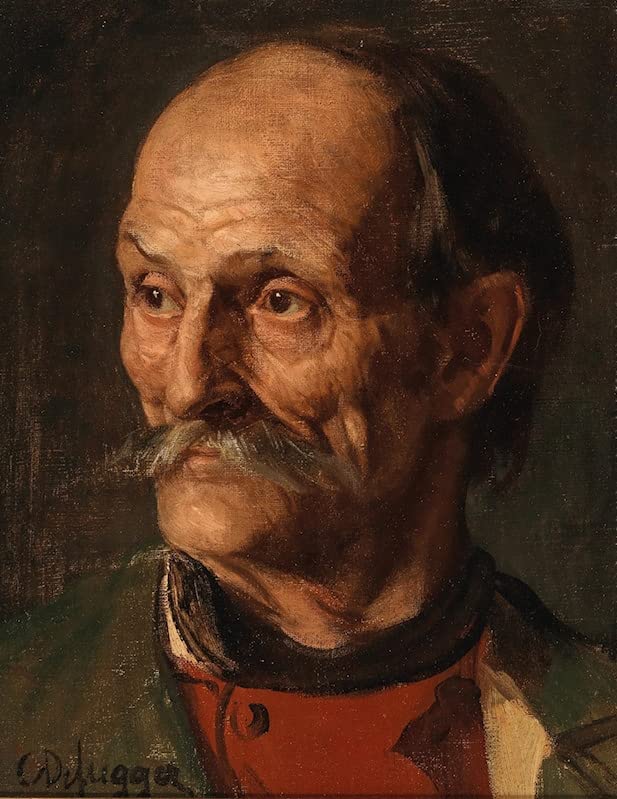 Cuadro cuadro sobre lienzo retrato clásico de Defregger para decoraciones del hogar
