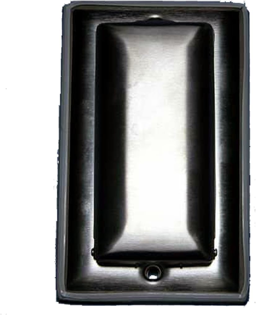 Marinco 7879CR-FI Marine Stainless Steel Waterproof Electrical Cover with Lift Lid (Fits GFCI Duplex Receptacles)