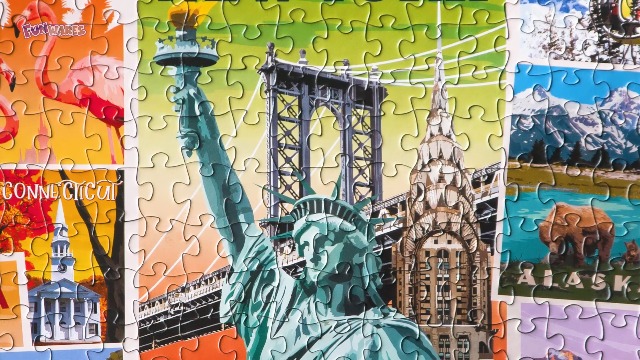 American College Towns: Ames, Iowa Vintage Poster Puzzle - 1000 Piece Jigsaw For Adults