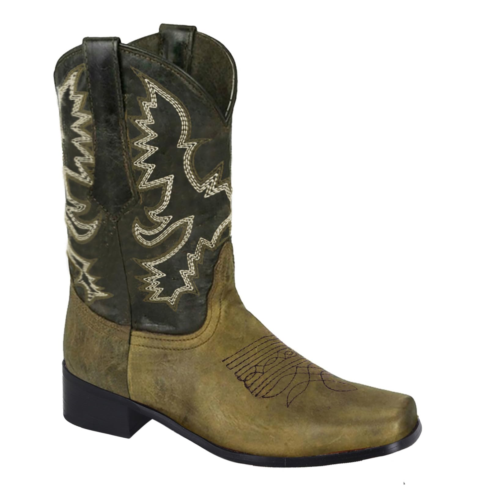 Damen Stiefel Schaft XXL Gefüttert mit Absatz Cowboystiefel Boots Wasserdicht Herbst Stretch Weite H Weitschaftstiefel Kniehohe Stiefel Winter Halbhoch Schlupfstiefel Winterstiefel
