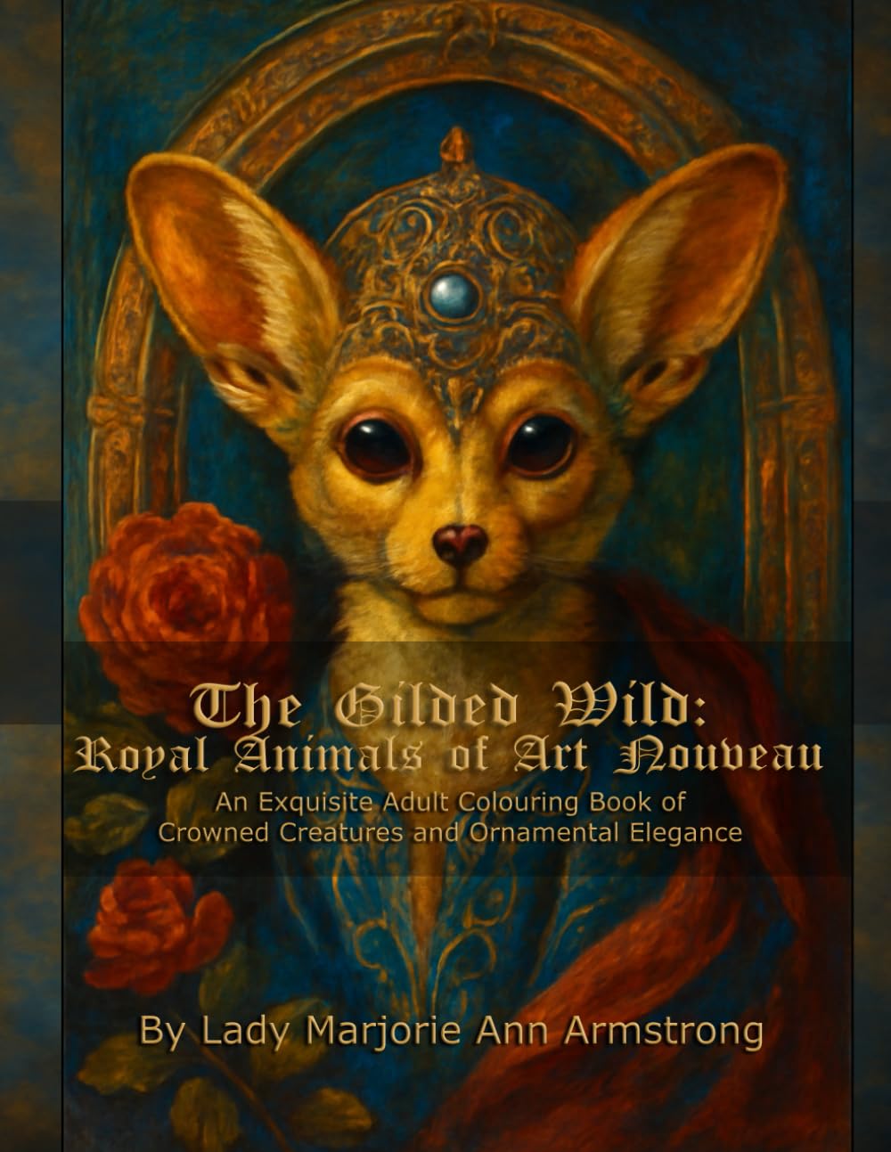 The Gilded Wild: Royal Animals of Art Nouveau: An Exquisite Adult Colouring Book of Crowned Creatures and Ornamental Elegance