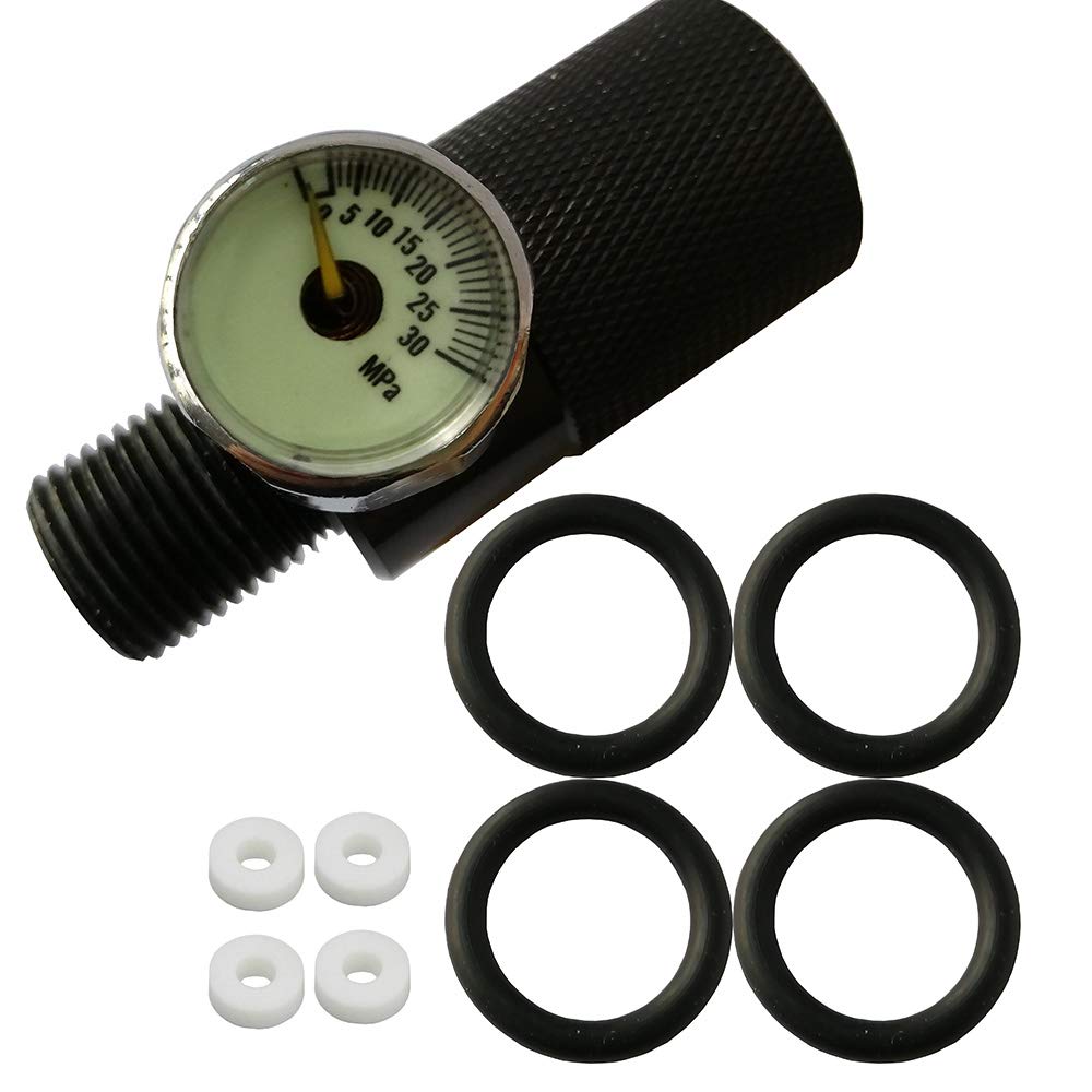 UP100 30MPA High Pressure Air Test Pressure Adapter Connector Airforce Adapter 8mm Fill PCP Thread M18x1.5