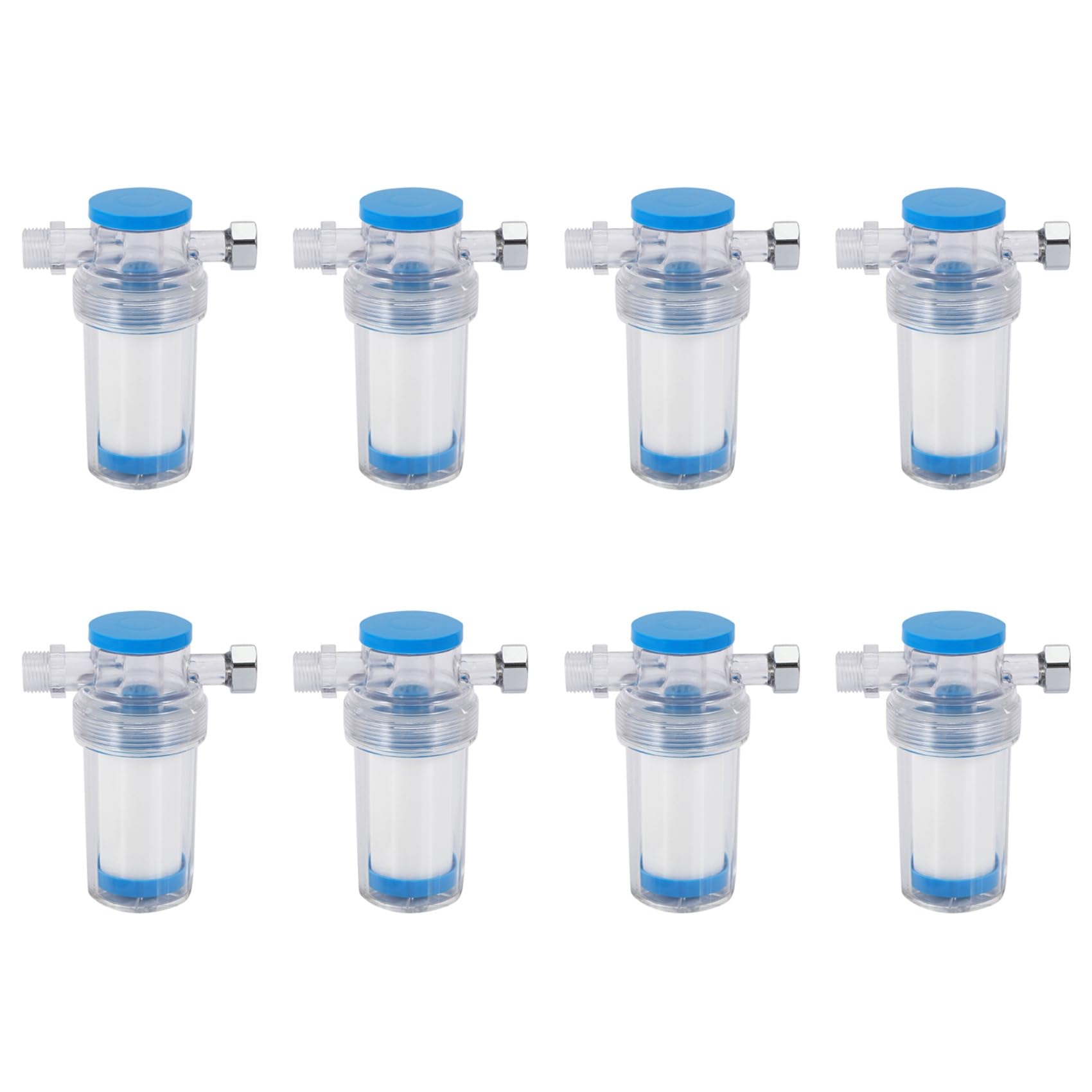 Aundhegrtt 8X Household to Impurity Rust Sediment Washing Machine Water Heater Shower Shower Water Filter Front Tap Water Purifier