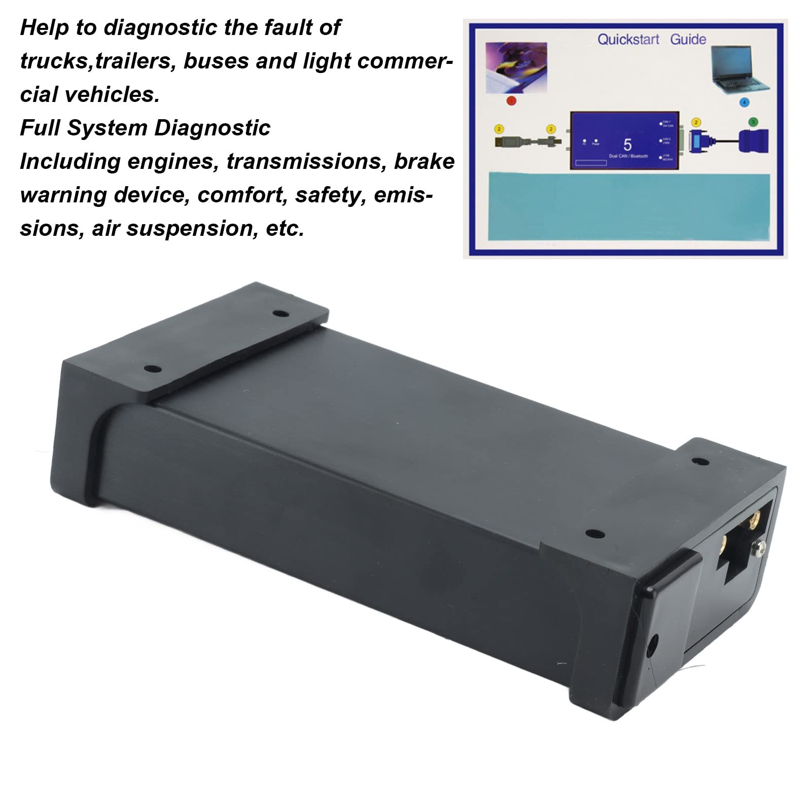 Scanner per Camion per Impieghi Gravosi, per CNH DPA5 Scanner per Camion per Impieghi Gravosi Strumento Diagnostico Multilingua del Completo per Escavatore con Pala Gommata New