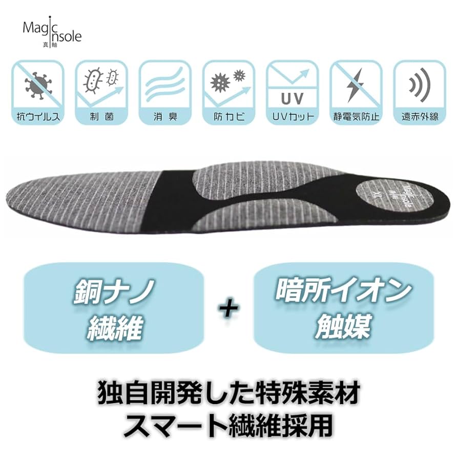 真軸　Magic insole 高機能インソール 28.5-30cm Amazon.co.jp: 新カラー 真軸インソール Magic insole 日本製