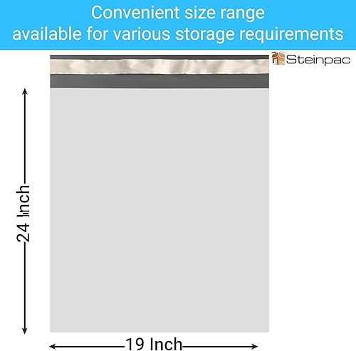 Miniatura 2 de Sobres grandes de polietileno de 19 x 24 pulgadas Paquete de 50 Sobres de paquete autosellantes, bolsas de envío resistentes al desgarro, embalaje