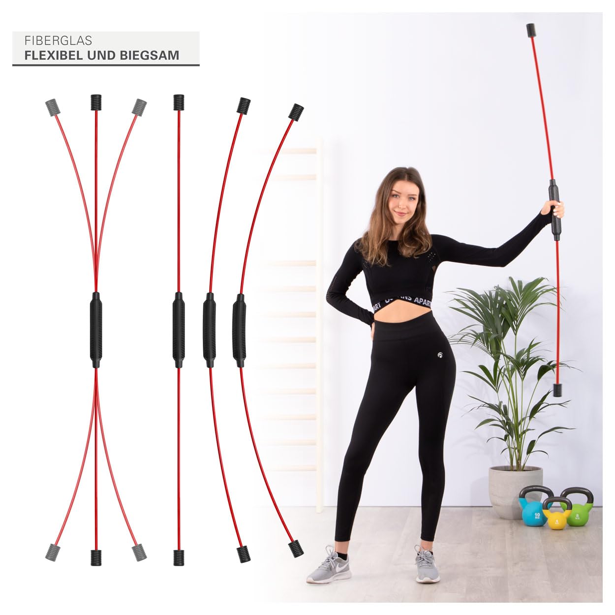 Palo oscillante Sport-Tec, 160 cm, Inclusa Borsa Sport-Tec