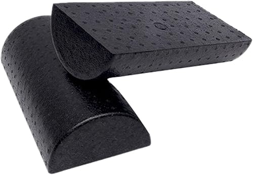 Miniatura 7 de Rodillo de espuma medio redondo, rodillos de restauración muscular, entrenamiento físico de Theripy, rodillo de estiramiento y alivio de molestias,