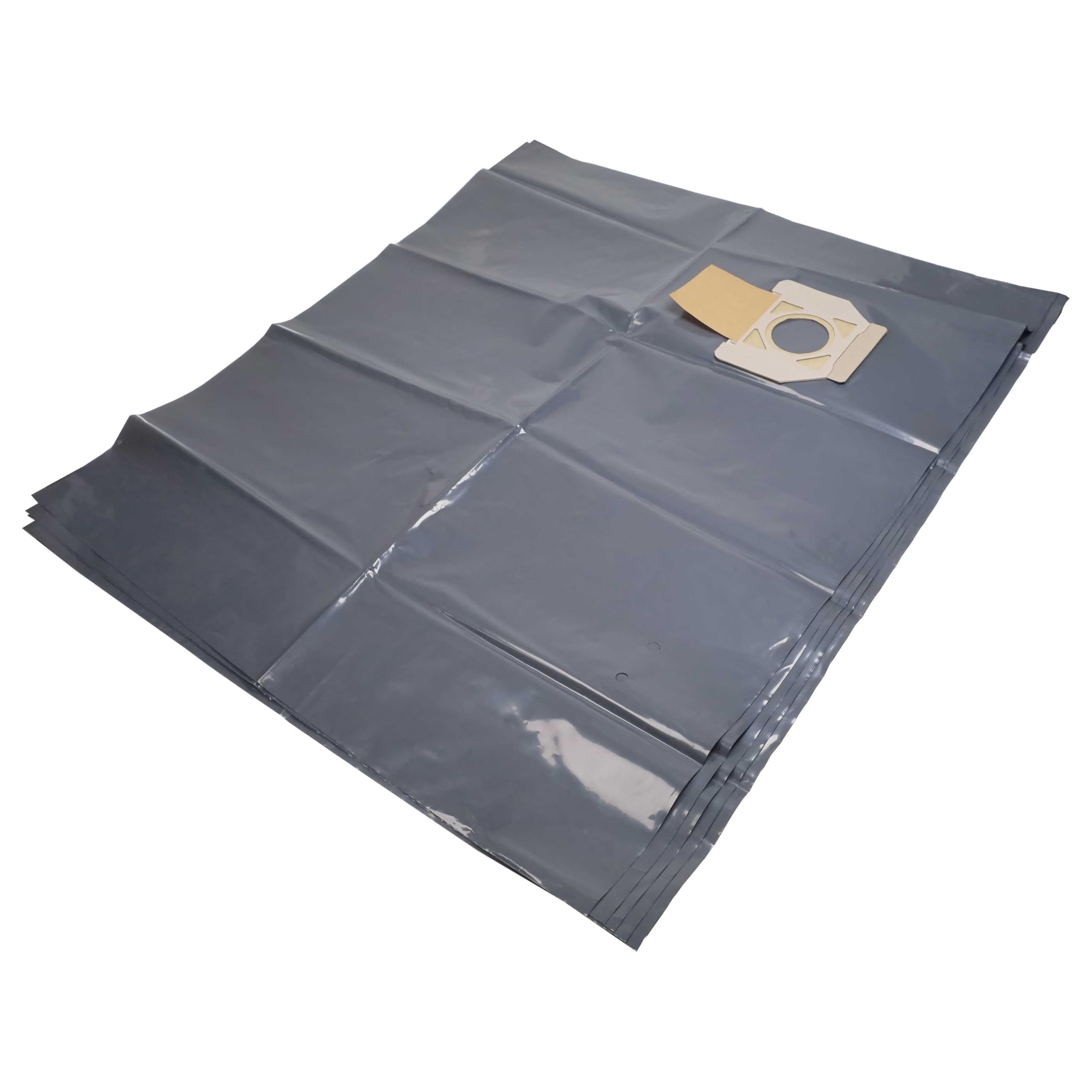 vhbw 20x Entsorgungsbeutel Ersatz für Nilfisk 302000728 für Staubsauger | 35,8cm x 20cm Grau