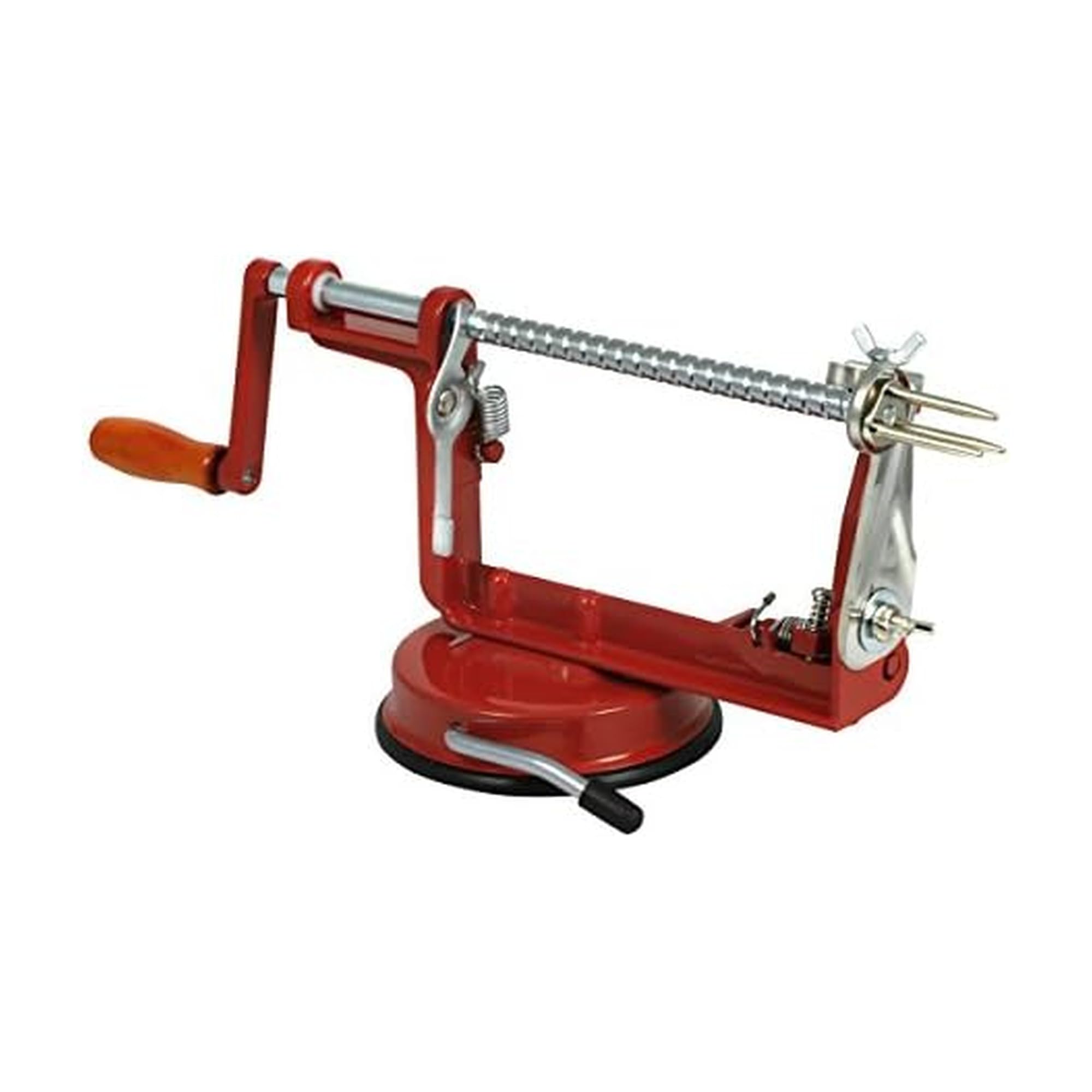 Apple Peeler, Slicer and Corer, Small, Red