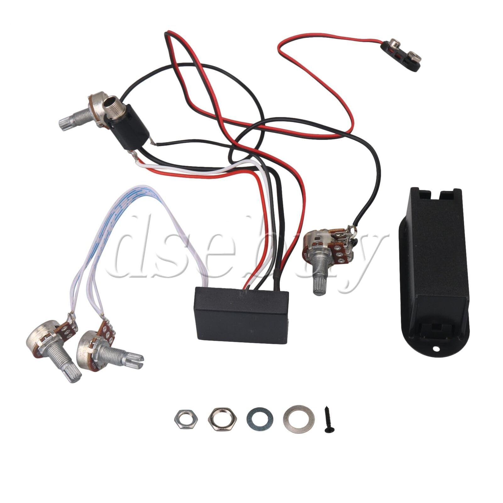 2 Band EQ Preamp Circuit for Active Bass Pickup/Amplifying Circuit