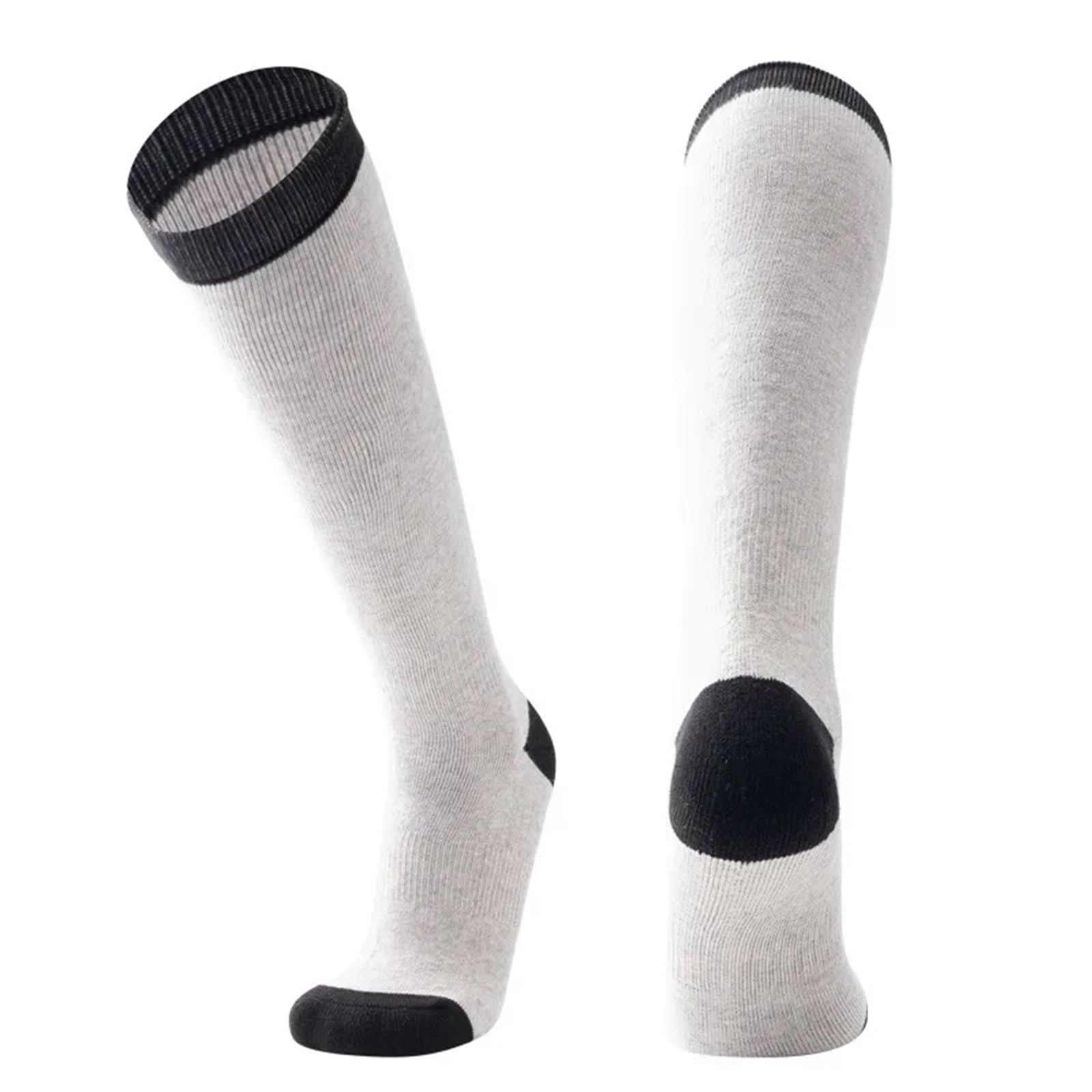 Calcetines de esquí Calcetines de esquí for hombres y mujeres Tubo largo Antideslizantes Amortiguadores Senderismo y deportes al aire libre for esquí, snowboard, deportes al aire libre