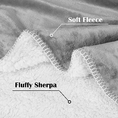 Pawsee Wasserdicht Hundedecke Katzendecke mit Pfotenabdruck, Waschbar Fleece Sherpa Hundehandtuch für Couch Bett Outdoor, wasserdichte Tagesdecke Bettschutz Sofa Überwurf Sofabezug, 75 x 50 cm, Grey
