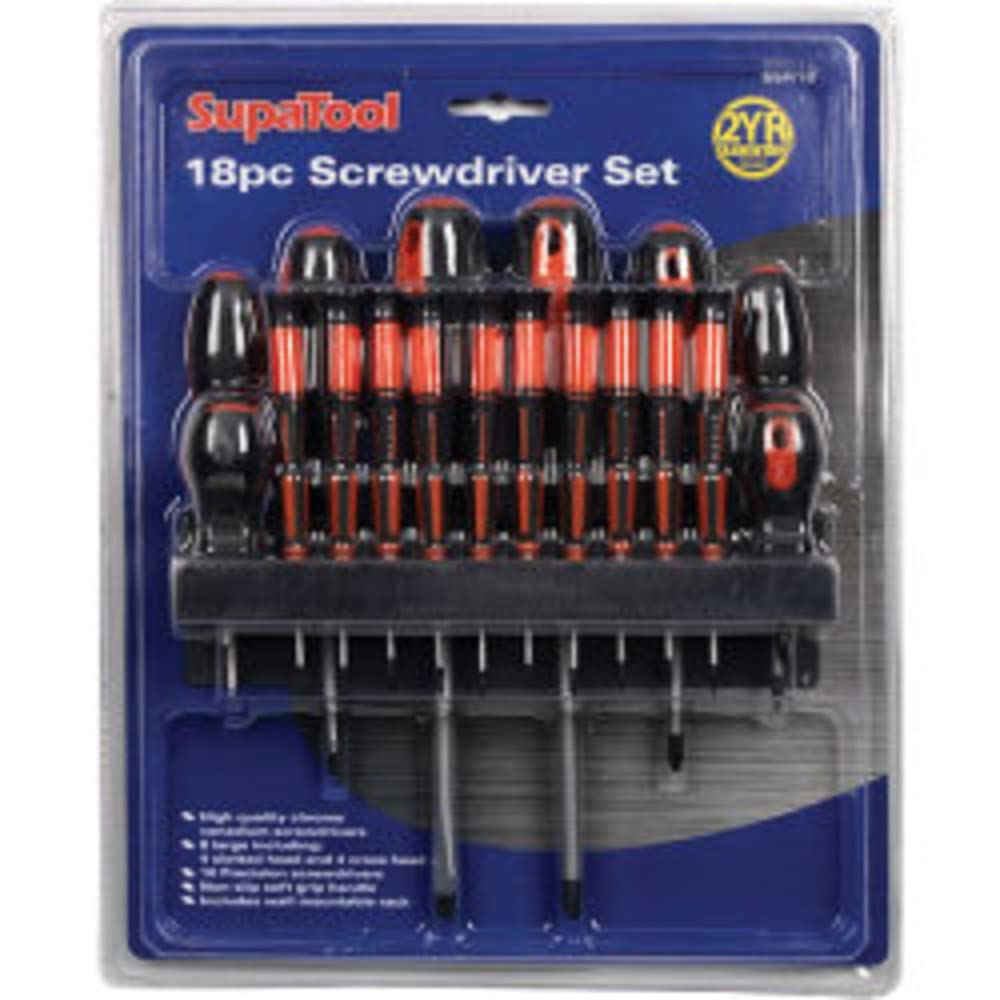 SupaToolScrewdriver Set 18 Piece