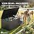 YITAHOME XXL 240 Gallon Extra Large Deck Box, Waterproof Resin Outdoor Storage Box with Lock and 3-Person Bench Seating for Patio Furniture Cushions,Garden Tools & Pool Accessories, Dark Brown