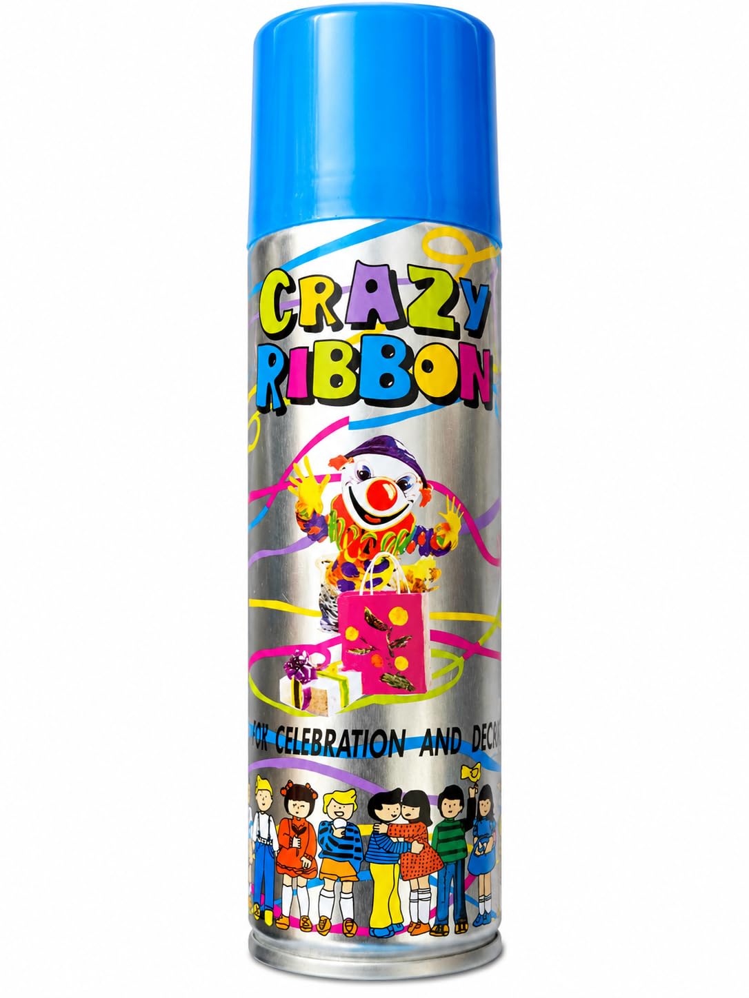 Crazy Ribbon Party String Spray | Celebration Decorative Spray Can | Birthday, Wedding, Anniversary, New Year & Party Decoration | Blue Cap | 1 Piece-image-26
