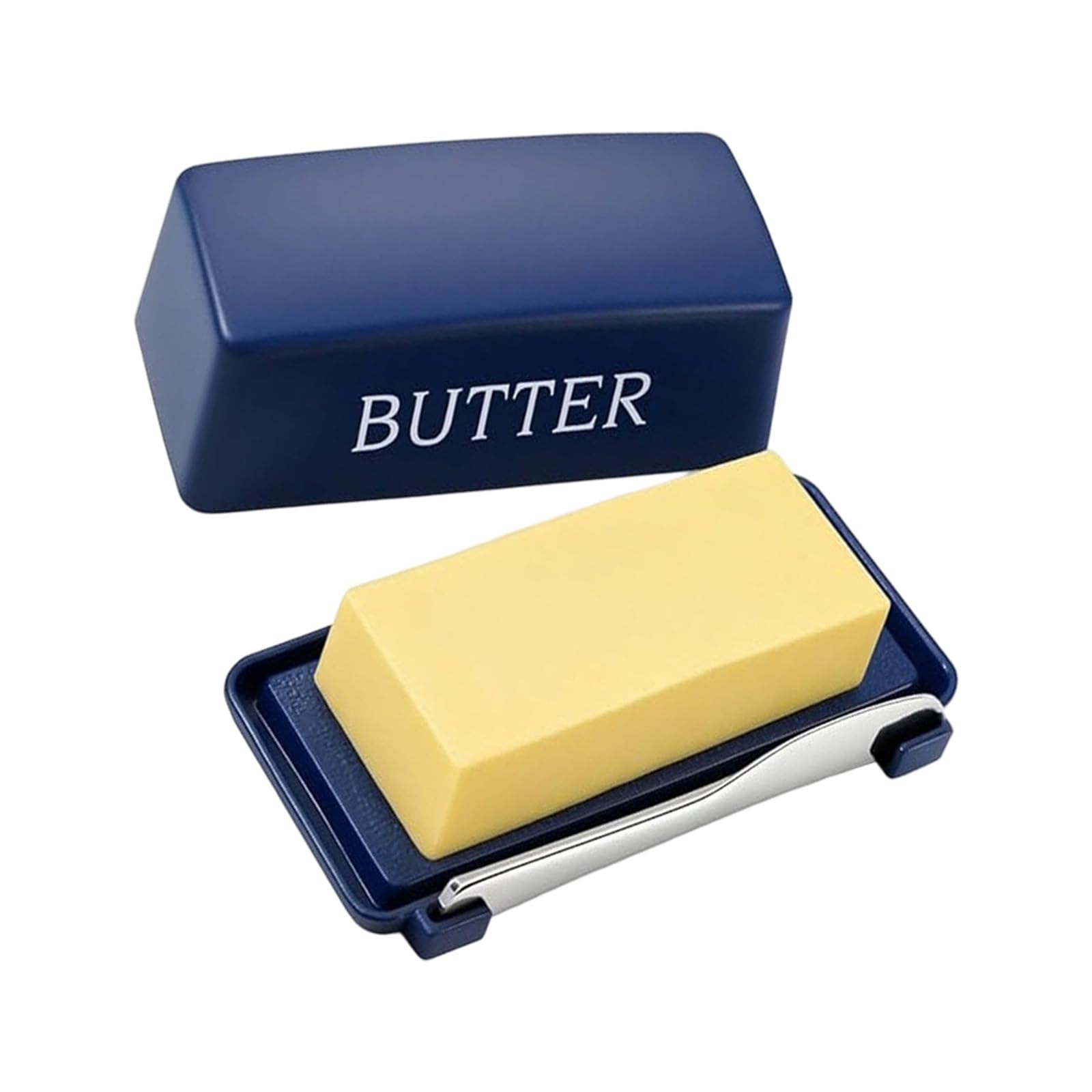 Kalttoy A Butter With Ergonomic Cutting Pp Materials Freshing Designs Dishwasher Friendly Kitchen Gadget Kitchen Butter Organizers With Sealed Cover