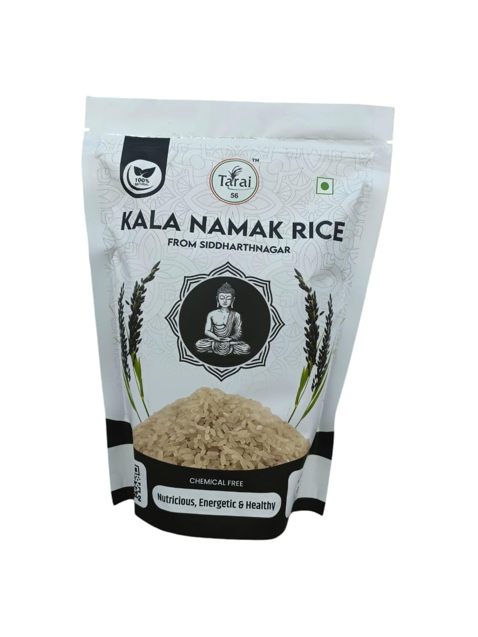 TRAI Kala Namak Aromatic Rice | ODOP & GI Tag | Buddha Rice With Bran | Pure & Unadulterated | Rich In Zinc & Protein | Immunity Booster | 100% Natural Premium | Ideal For Daily,1 Kg
