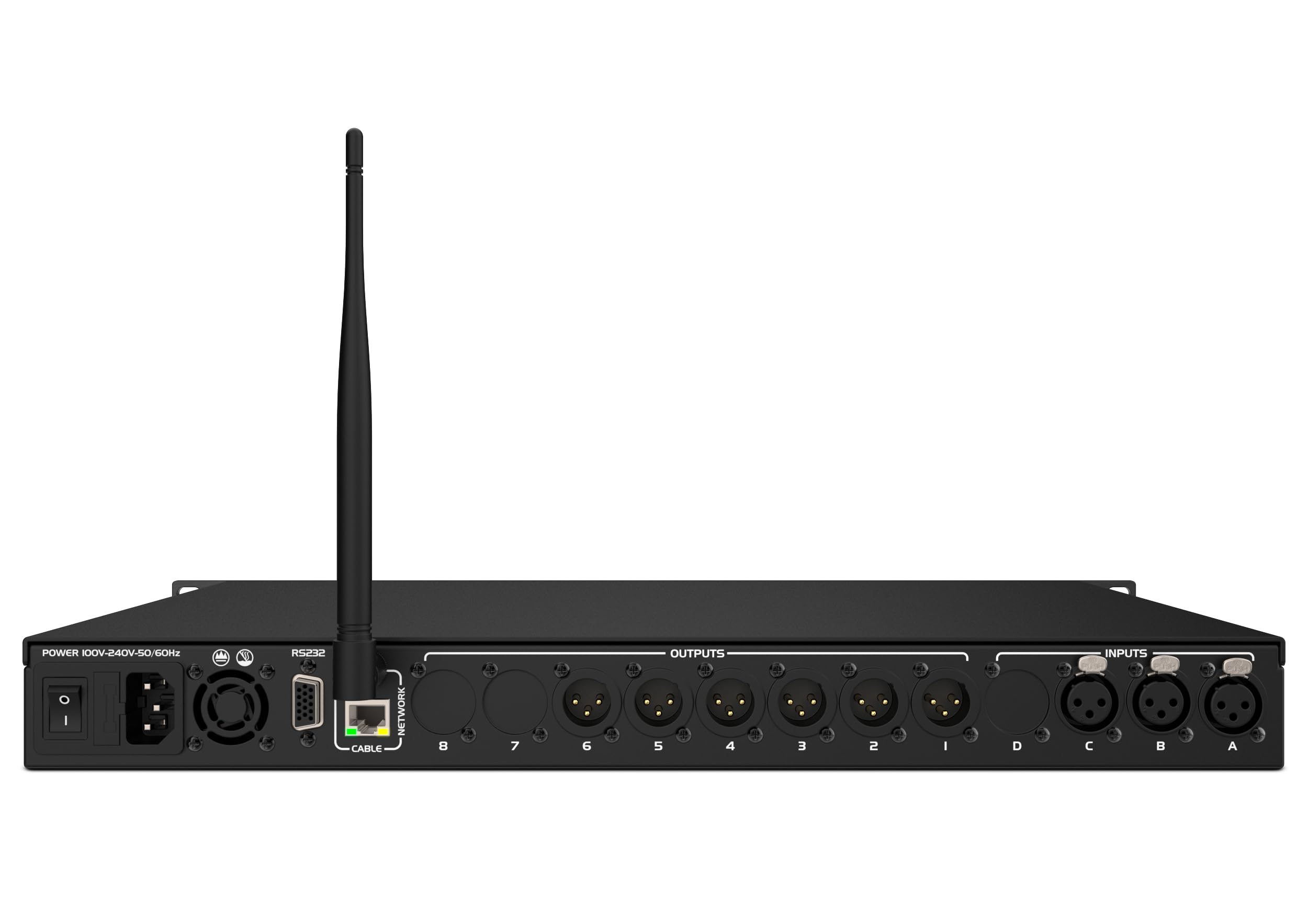 Audibax ADP 36 DSP Procesador de Sonido/Crossover Digital 19" 6 Canales de Salida