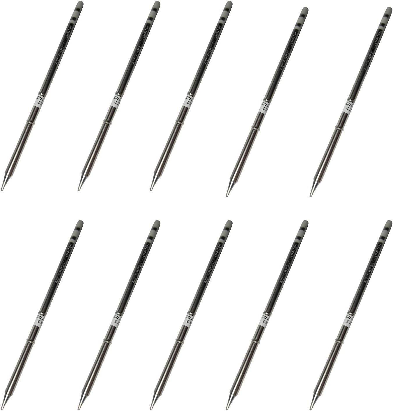 T15-D12 Chisel Screwdriver 1.2mm Soldering Tip for FX-9501 FM-2028 FM-2027 FM-2021 FX-950 FX-951 FX-952 FM-202 FM-203 FM-204 FM-206 ACE Tips (10)