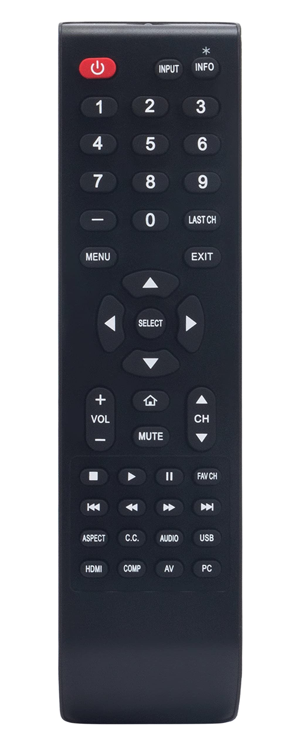 Replaced Remote Compatible with Hitachi LCD LED Television LE50H508 LE55H508 LE32H408 LE40S508 LE42H508 LE46H508 LE49S508 LE55G508 850095845