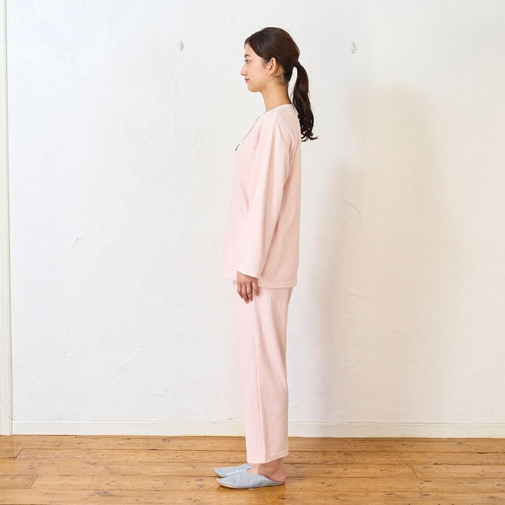 ベネクス　リカバリーパジャマ ニットサッカー レディース　ライトピンク　L 新品 VENEX公式オンラインストア リカバリーパジャマ ニットサッカー レディース